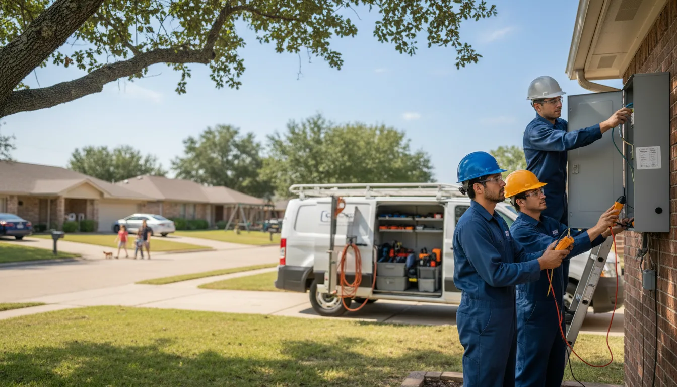 Certified electrician providing emergency electrical services in Crowder, MS